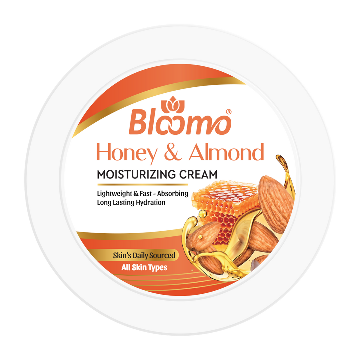 Bloomo Honey & Almond Moisturizing Cream