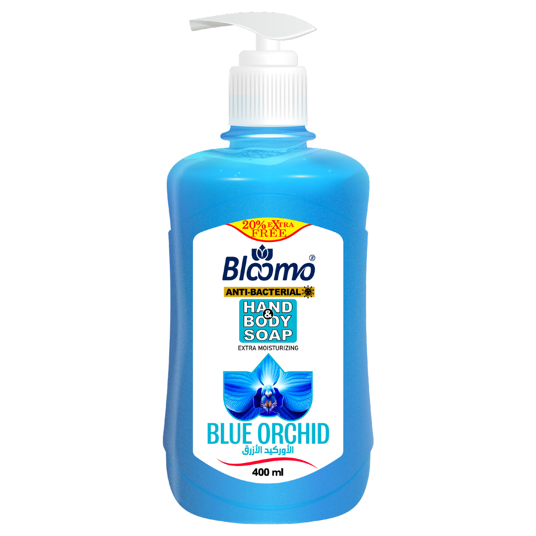 Bloomo Blue Orchid Anti-Bacterial Hand & Body Soap