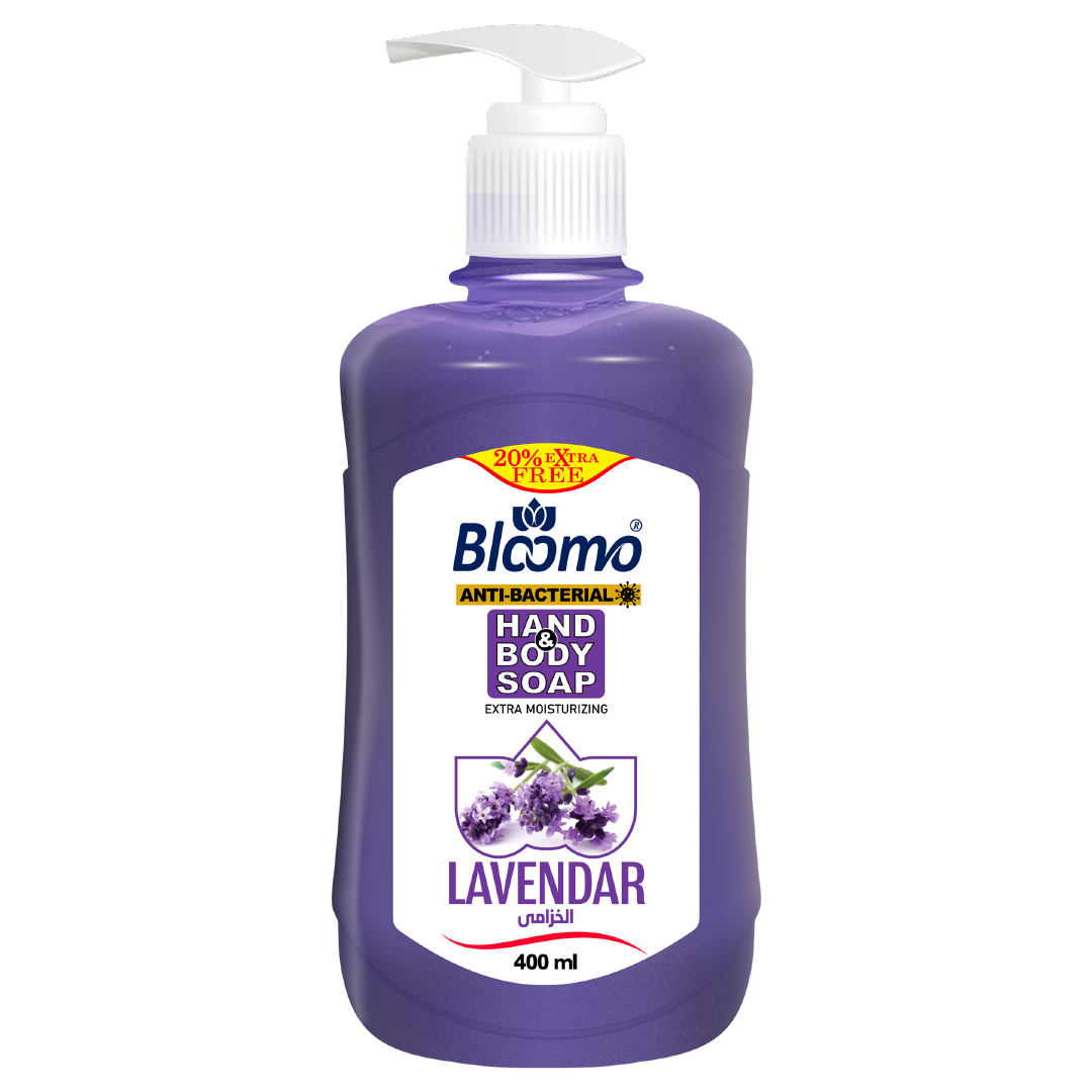 Bloomo Lavendar Anti-Bacterial Hand & Body Soap