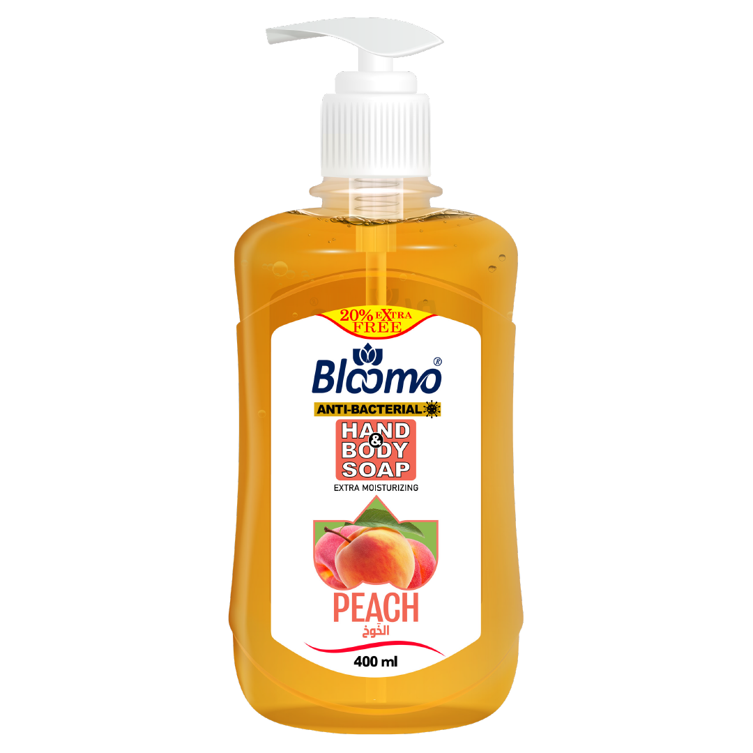 Bloomo Peach Anti-Bacterial Hand & Body Soap