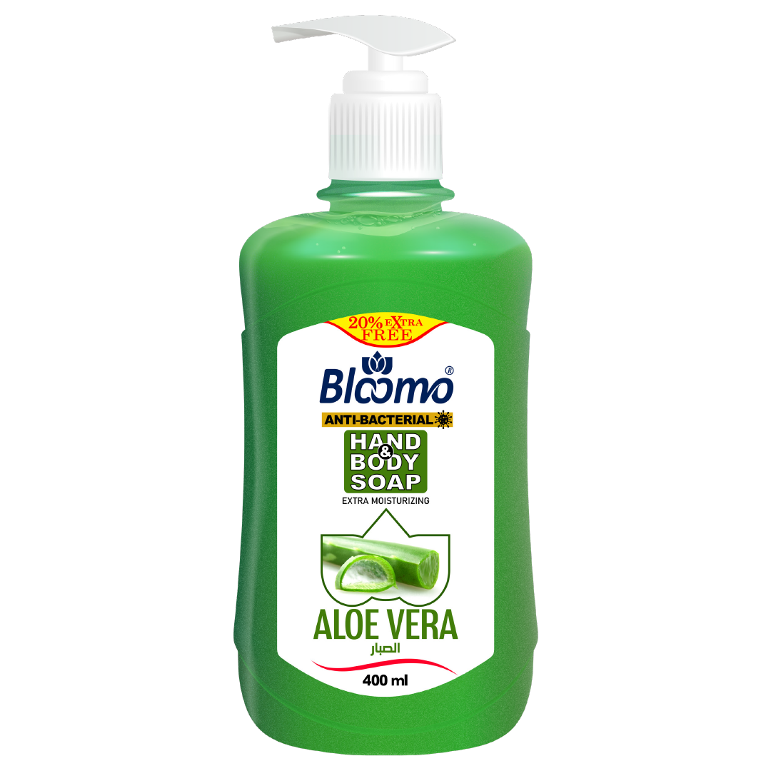 Bloomo Aloe Vera Anti-Bacterial Hand & Body Soap Extra Moisturizing
