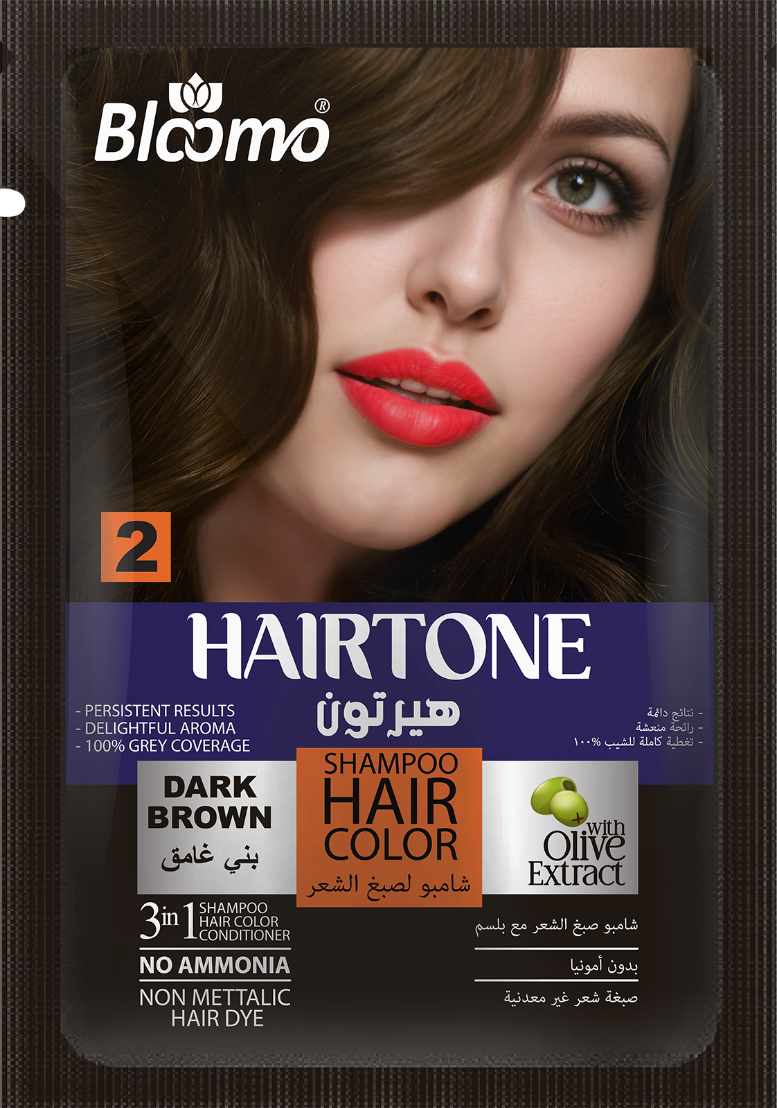 Hairtone 3-in-1 Sachet – Dark Brown