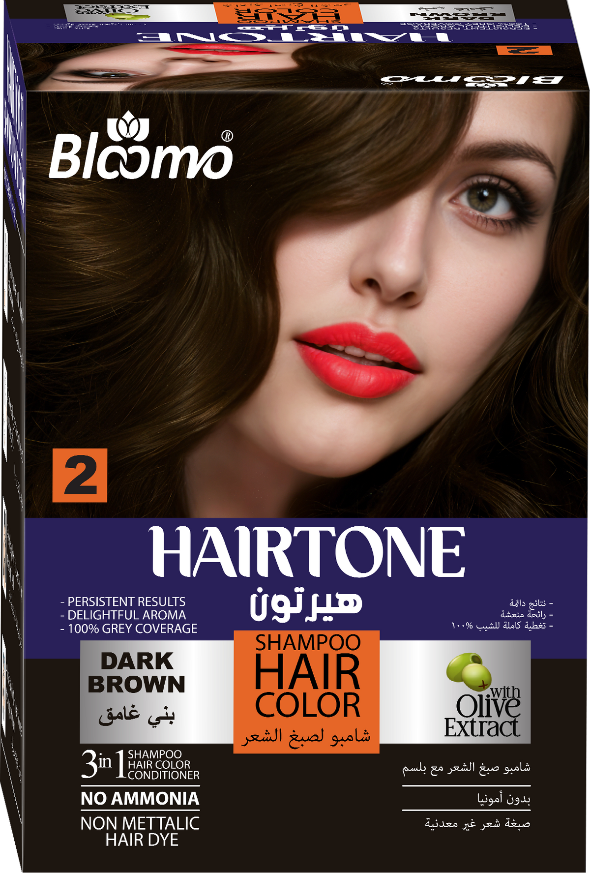 Hairtone 3-in-1 Sachet Box – Dark Brown