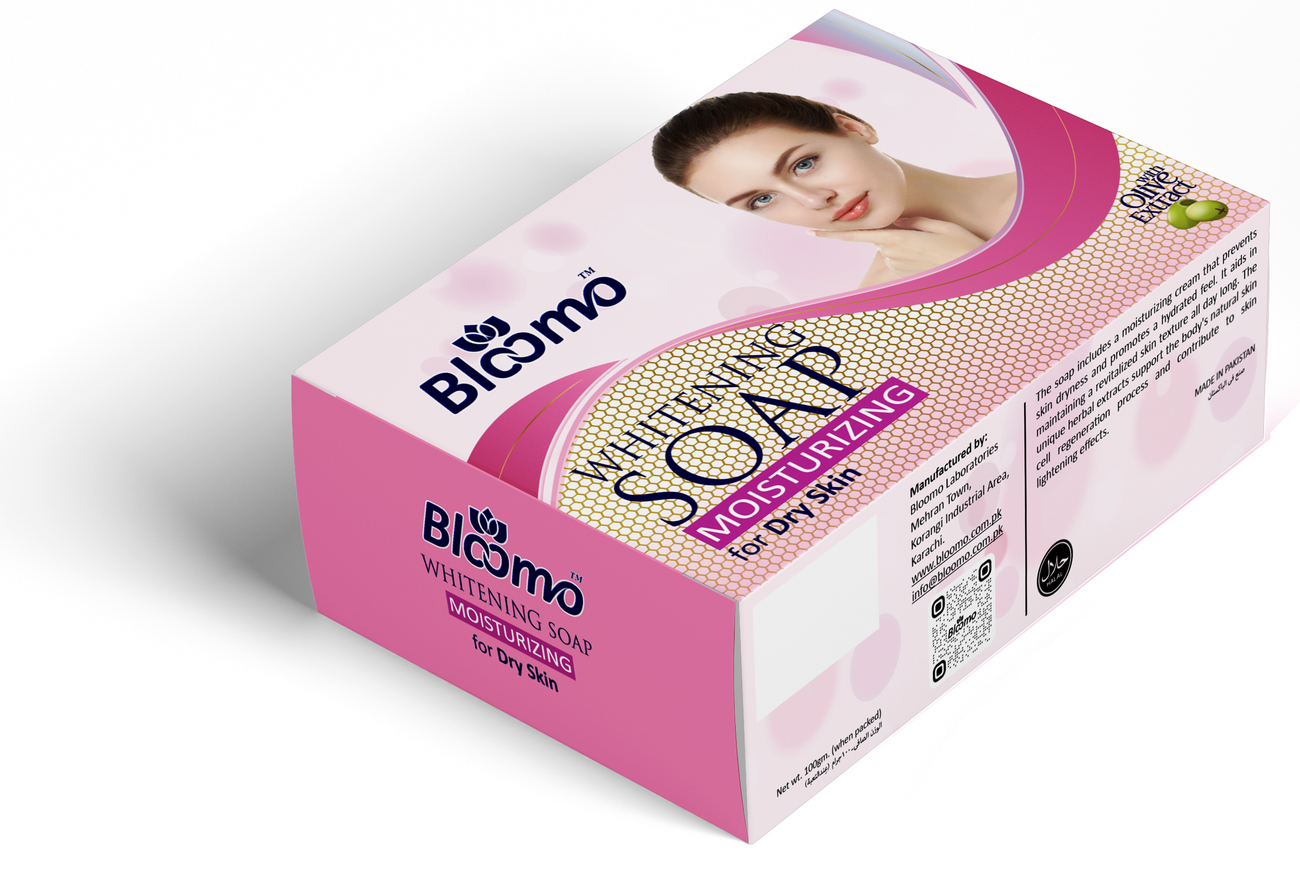 Bloomo Whitening Soap For Dry Skin