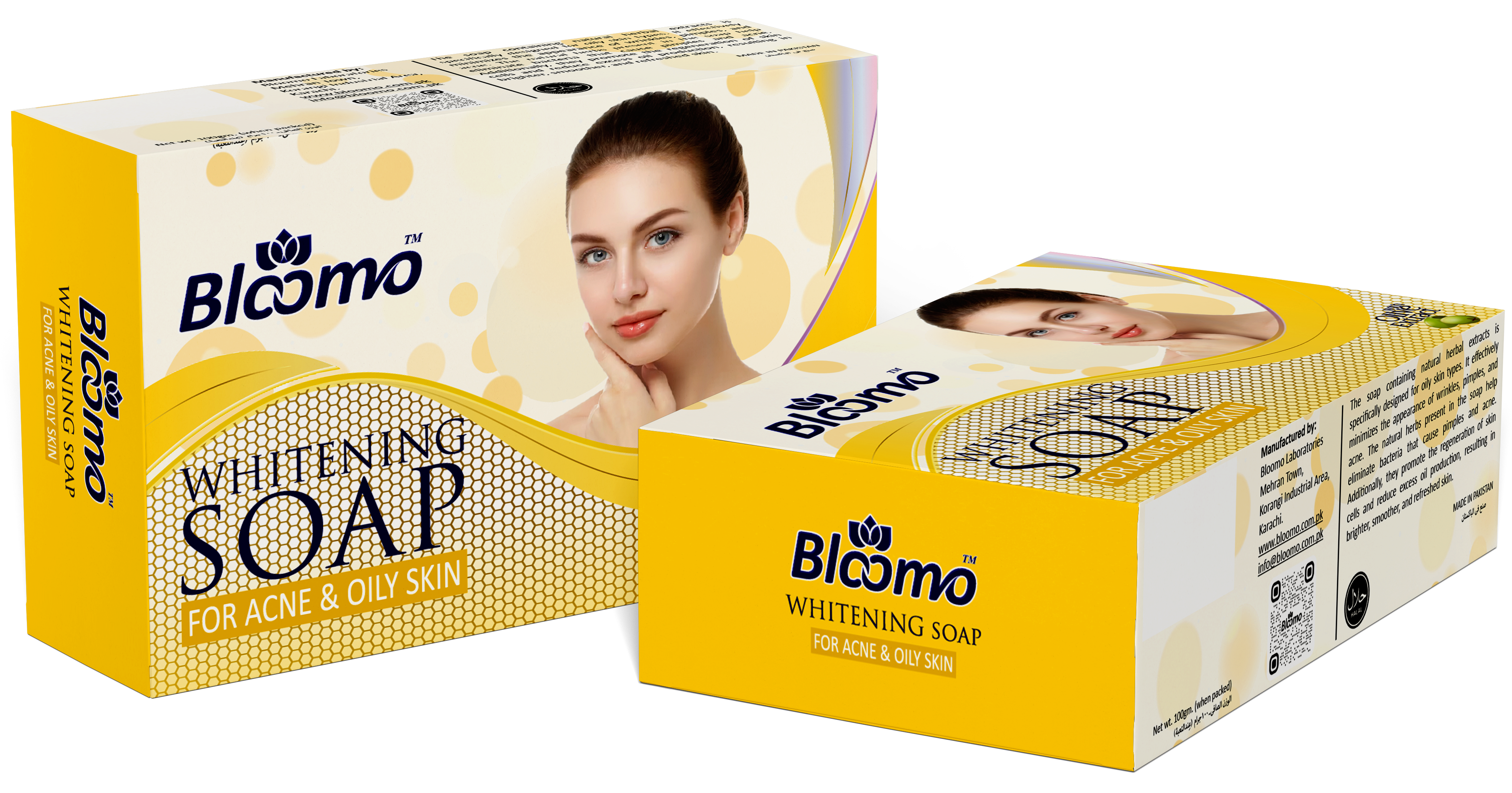 Bloomo Whitening Soap For Oily and Acne Prone Skin