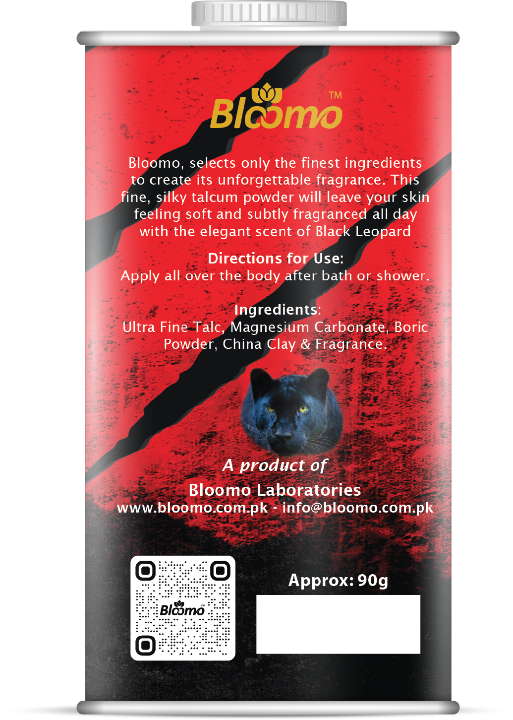 Bloomo Talcum Powder - Black