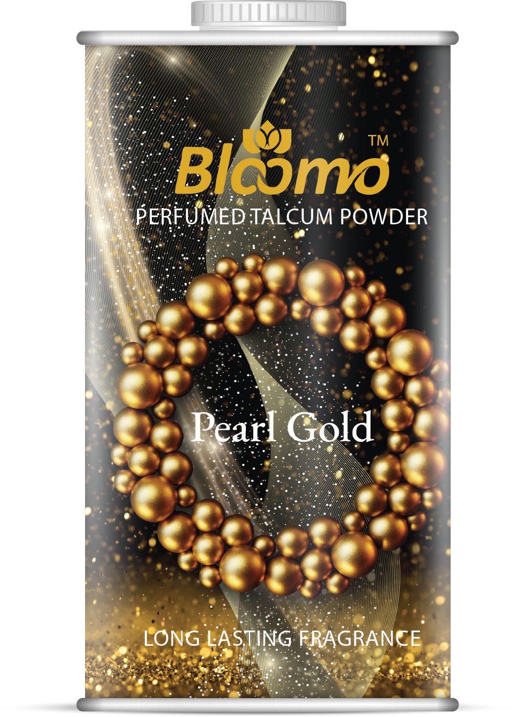 Bloomo Talcum Powder - Pearl Gold