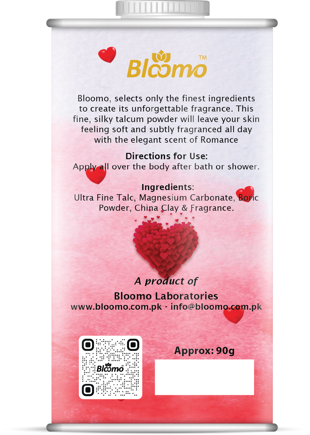 Bloomo Talcum Powder - Romance