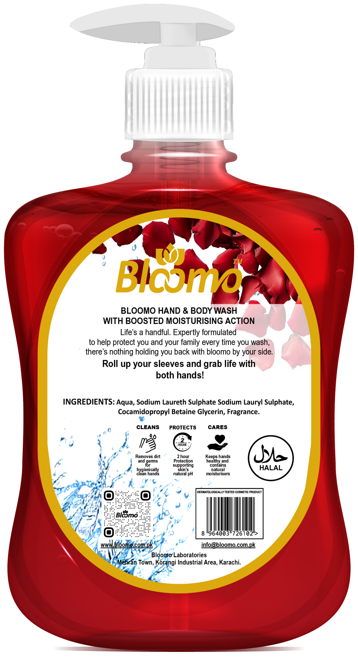 Bloomo  Hand Wash Valvet Rose